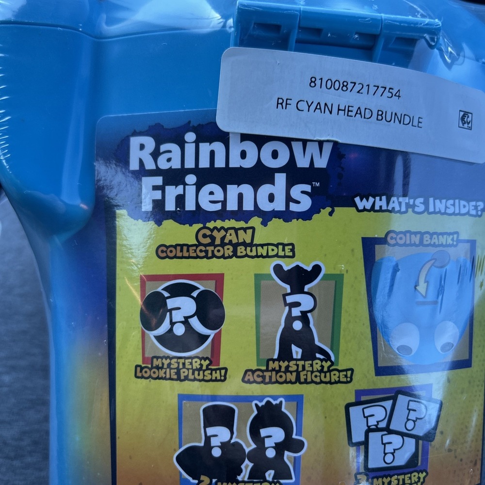 Rainbow Friends Cyan Collector Bundle 8 GREAT ITEMS Plush Figure NEW/ SEALED - Picture 3 of 7